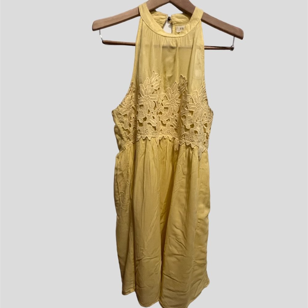 Taylor & sage yellow sleeveless dress size XL